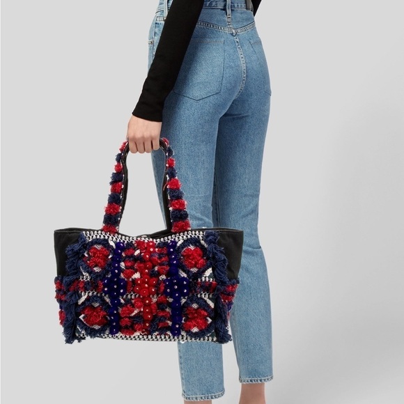 Antik Batik Tote large women’s black boho oversized tote - Picture 6 of 6